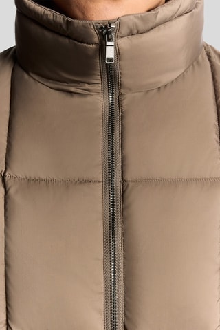 Colete acolchoado - Castanho