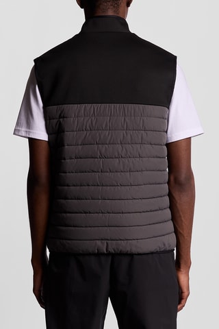 Colete acolchoado polar - Preto