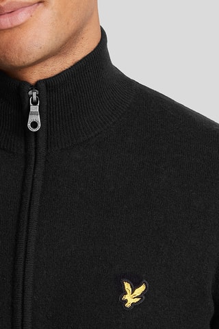 Casaco de malha em lã - Preto