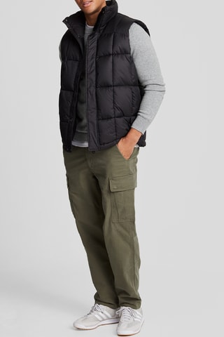 Camisola em lã merino - Cinzento-mesclado