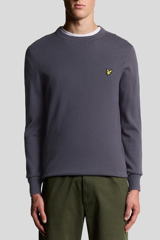 Camisola em lã merino - Cinzento- escuro