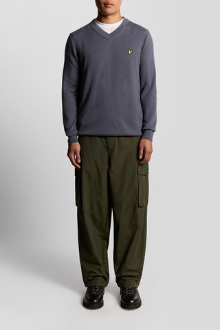 Camisola em lã merino - Cinzento- escuro