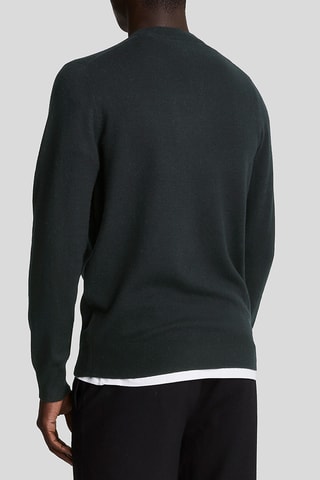 Camisola em lã de cordeiro - Preto