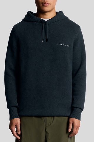 Pull à capuche - Bleu marine