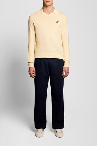 Camisola em lã merino - Amarelo