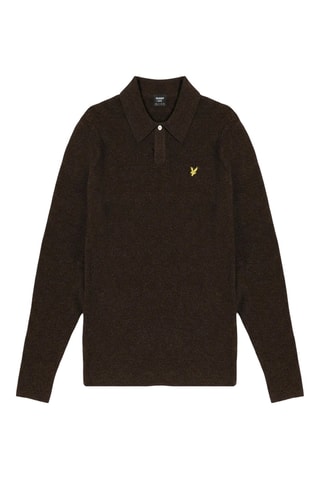 Camisola em lã de cordeiro - Castanho