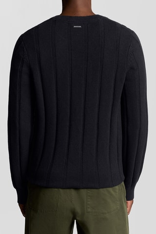 Camisola em lã - Azul-marinho