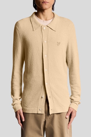 Casaco de malha - Bege