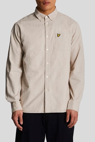 Camisa regular - Bege