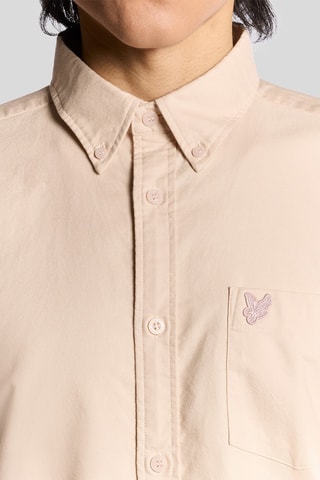 Camisa regular - Rosa-maquilhagem