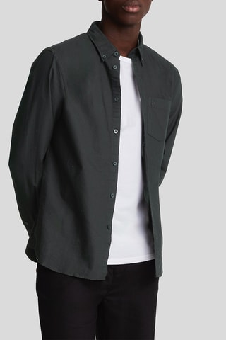 Camisa regular - Preto