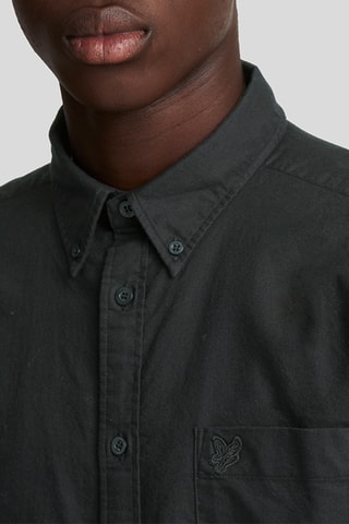 Camisa regular - Preto