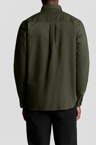 Camisa regular - Verde-azeitona