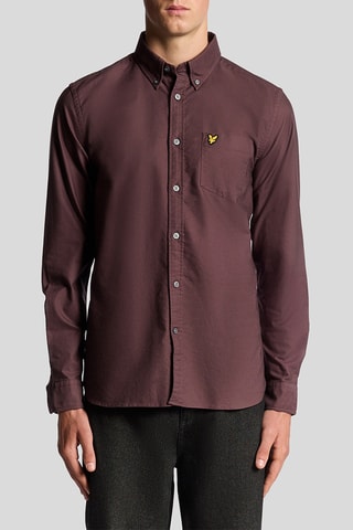Camisa regular - Castanho