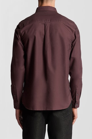 Camisa regular - Castanho