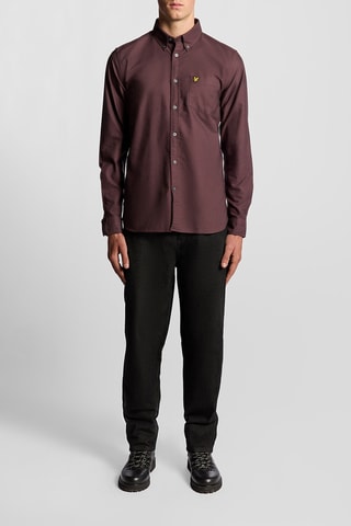 Camisa regular - Castanho