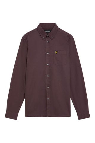 Camisa regular - Castanho