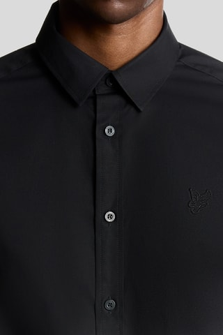 Camisa regular - Preto