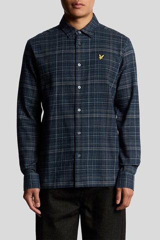 Camisa relaxed - Azul-marinho