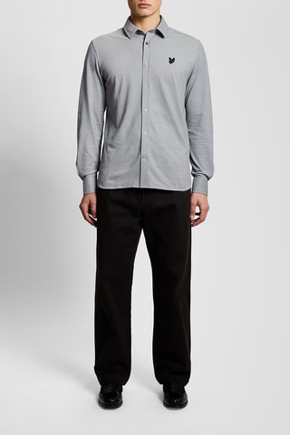 Camisa regular - Azul