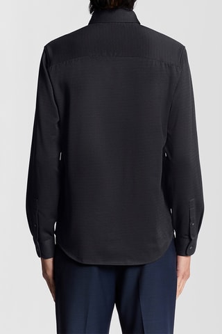 Camisa relaxed - Azul-marinho