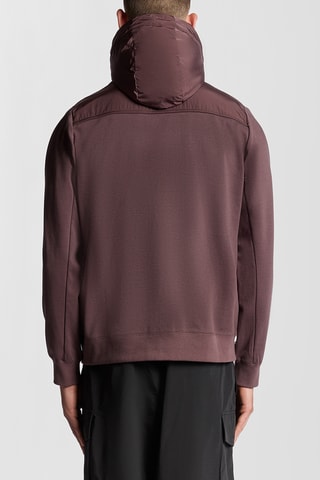 Casaco com capuz - Bordô