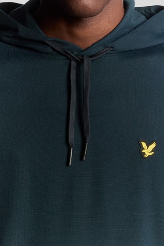 Sweat polar com capuz - Azul-marinho