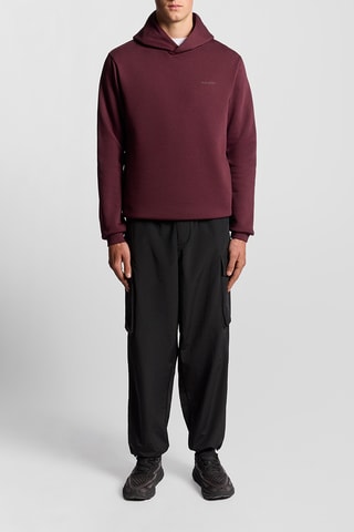 Sweat com capuz - Bordô