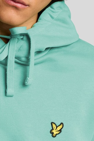 Sweat com capuz - Turquesa