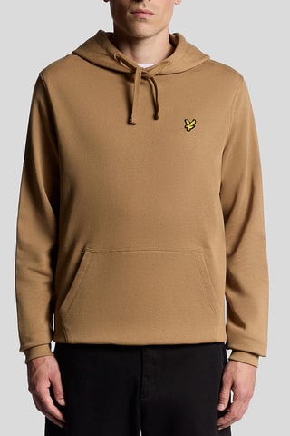 Sweat com capuz - Castanho