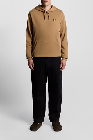 Sweat com capuz - Castanho