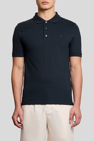 Polo regular - Azul-marinho