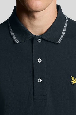 Polo regular - Azul-marinho