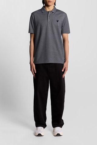 Polo regular - Cinzento-escuro