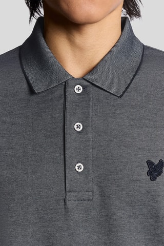 Polo regular - Cinzento-escuro