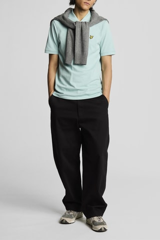 Polo regular - Azul-celeste