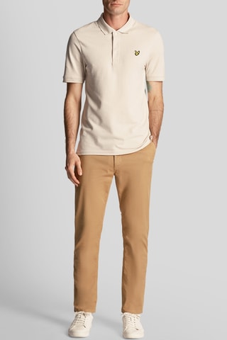 Calças regular - Bege