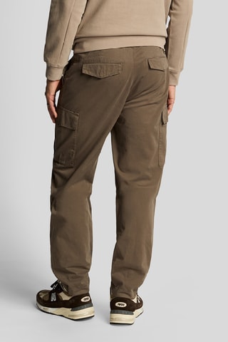 Calças cargo regular - Caqui