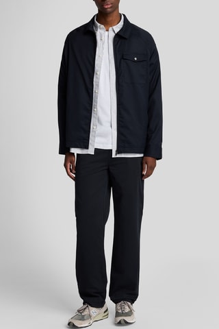 Calças chino regular - Preto