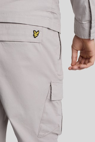 Calças cargo - Bege-claro