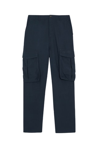 Calças cargo - Azul-marinho