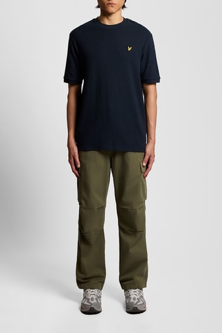 T-shirt relaxed - Azul-escuro