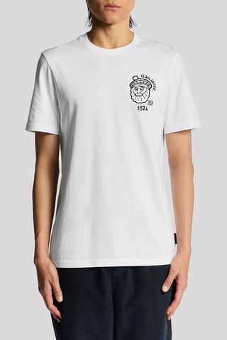 T-shirt regular - Branco