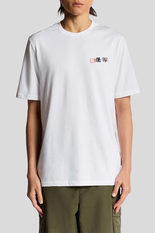 T-shirt relaxed - Branco
