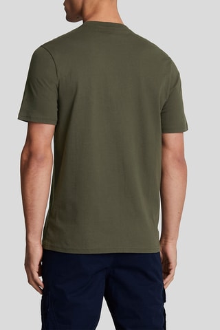 T-shirt regular - Verde-azeitona