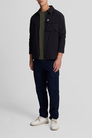 T-shirt regular - Verde-azeitona