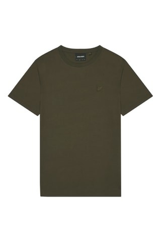 T-shirt regular - Verde-azeitona