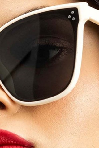 Lunettes de soleil polarisées femme Valerie - UV400 - Emily Westwood - Blanc et noir