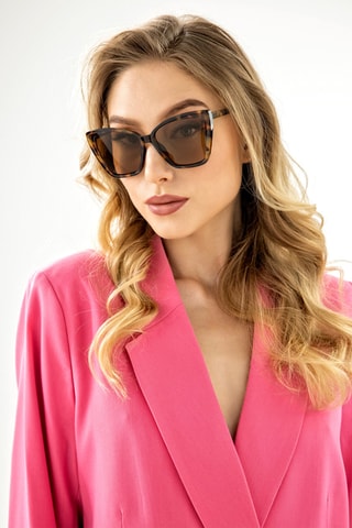 Lunettes de soleil mixte - Catégorie 3 - Noir et marron