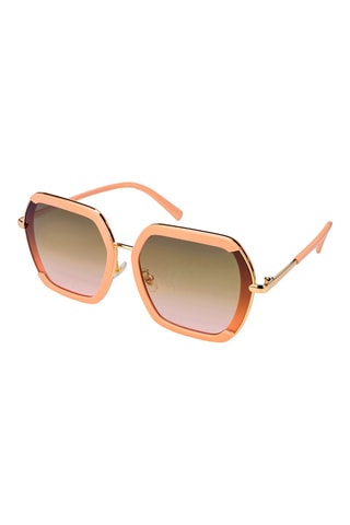Lunettes de soleil mixte - Catégorie 3 - Rose et doré